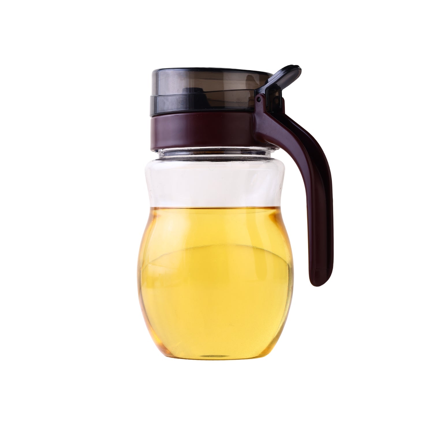 Stainless oil dispenser for precise pouring. Stainless oil dispenser for precise pouring.